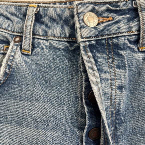 We the Free People Women's Size 28 Blue Stella Kick Flare Crop Jeans - Picture 3 of 5